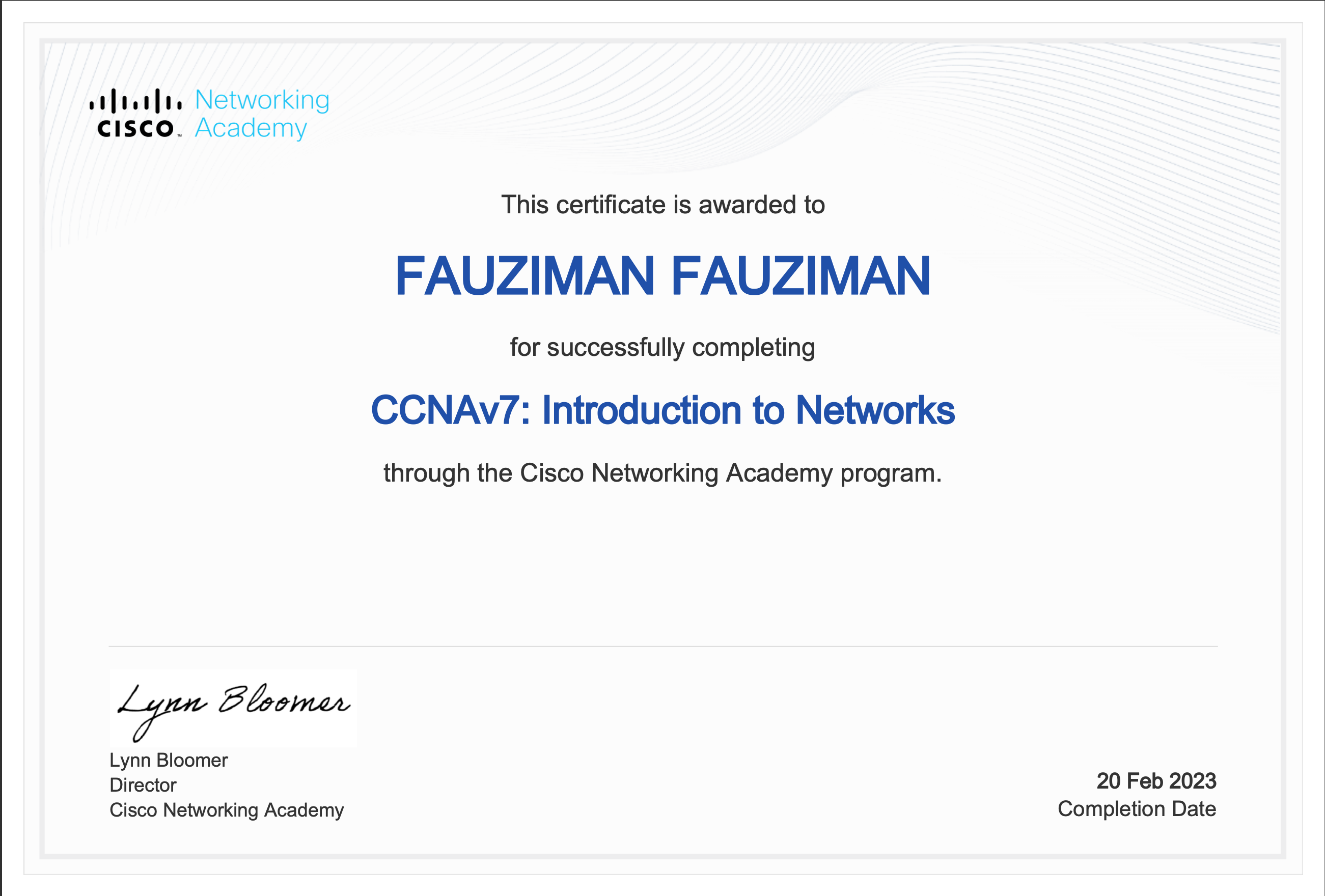 CCNAv7: Introduction to Networks